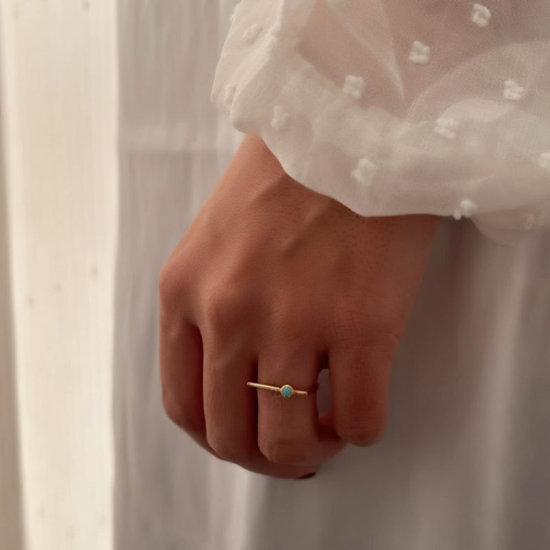 انگشتر طلا زنانه مینیمال